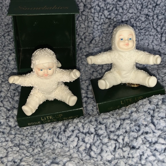 2-Snowbabies!! Clip on Ornaments EXCELLENT CONDITION - Picture 5 of 6